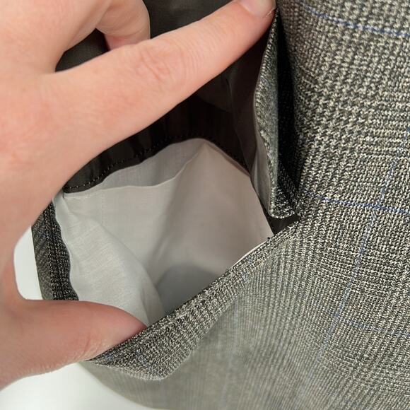 Ermenegildo Zegna Copplay 100% Wool Two Button Blazer - Gray - 38W 32Reg - Picture 10 of 12